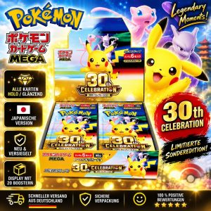 Pokémon 30th Celebration M6a Display – Japanisch
