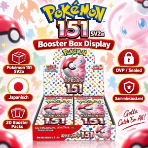 Pokémon 151 SV2a Display – Japanisch