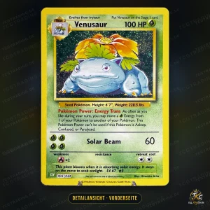 Pokémon Bisaflor (Venusaur) 003/034 Holo – Pokémon TCG Classic (CLV) – Englisch – Detailansicht Vorderseite