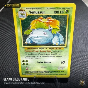 Pokémon Bisaflor (Venusaur) 003/034 Holo – Pokémon TCG Classic (CLV) – Englisch – echtes Foto genau dieser Karte