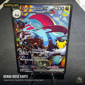 Pokémon Brutalanda-ex (Salamence ex) 156/128 SIR – 30th Celebration – Englisch – echtes Foto genau dieser Karte