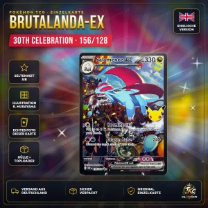 Pokémon Brutalanda-ex (Salamence ex) 156/128 SIR – 30th Celebration – Englisch – Produktbild KINGCARDS
