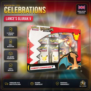 Pokémon Celebrations Collection: Lance’s Charizard V – Produktbild KINGCARDS