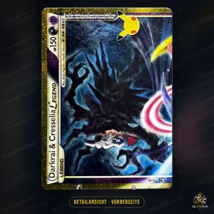 Pokémon Darkrai & Cresselia LEGEND 99/102 (obere Hälfte) – 30th Classic Collection – Englisch – Detailansicht Vorderseite