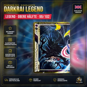 Pokémon Darkrai & Cresselia LEGEND 99/102 (obere Hälfte) – 30th Classic Collection – Englisch – Produktbild KINGCARDS