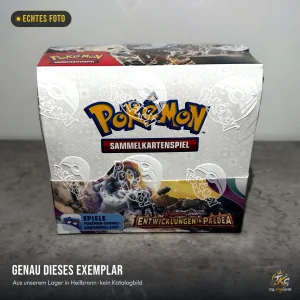 Pokémon Entwicklungen in Paldea Booster Display – Deutsch – echtes Foto aus unserem Lager