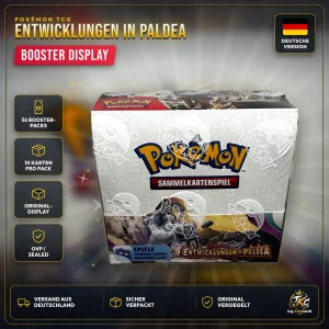 Pokémon Entwicklungen in Paldea Booster Display – Deutsch – Produktbild KINGCARDS