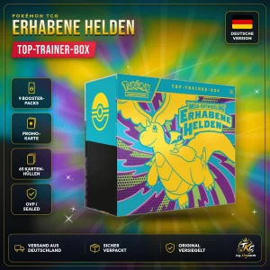 Pokémon Erhabene Helden Top-Trainer-Box – Deutsch – Produktbild KINGCARDS