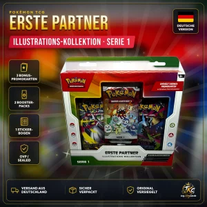 Pokémon Erste Partner Illustrations-Kollektion Serie 1 – Deutsch – Produktbild KINGCARDS