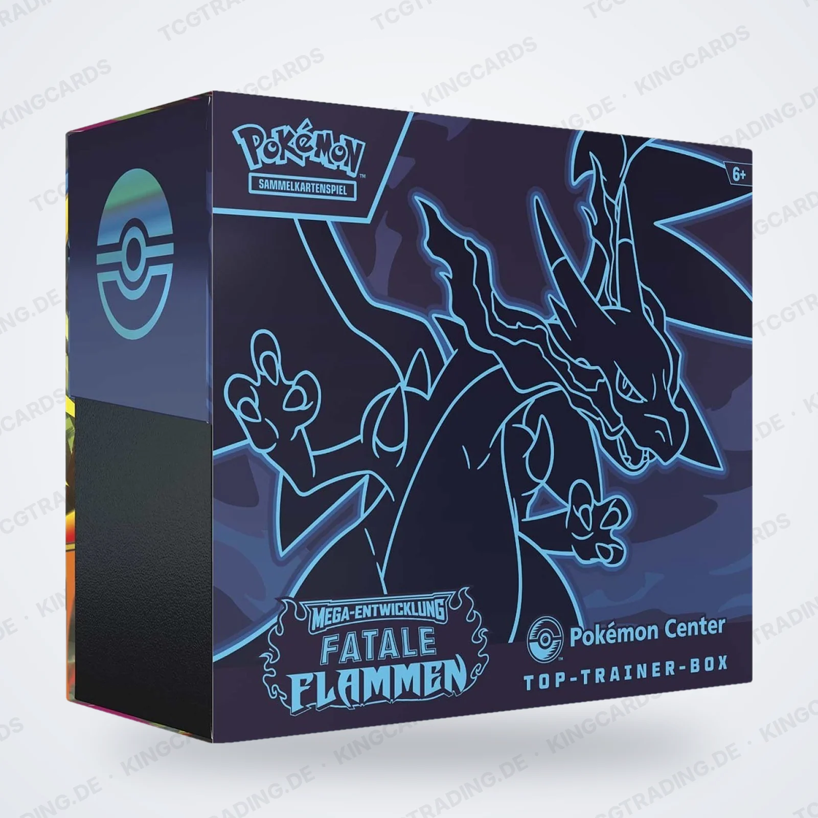 Pokémon Fatale Flammen Pokémon Center Top-Trainer-Box – Deutsch