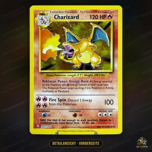 Pokémon Glurak (Charizard) 003/034 Holo – Pokémon TCG Classic (CLC) – Englisch – Detailansicht Vorderseite