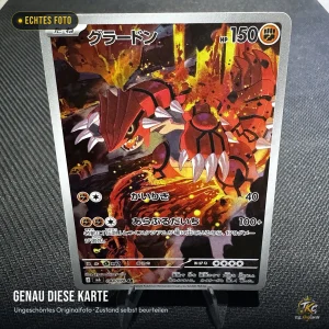 Pokémon Groudon 084/076 AR – Storm Emeralda (M6) – Japanisch – echtes Foto genau dieser Karte