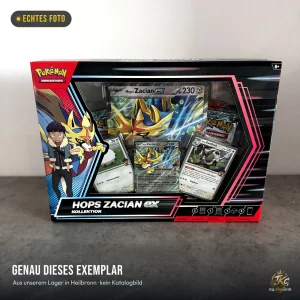 Pokémon Hops Zacian-ex Kollektion – Deutsch – echtes Foto aus unserem Lager