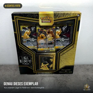 Pokémon Liga-Kampf-Deck Pikachu & Zekrom-GX – Deutsch – echtes Foto aus unserem Lager