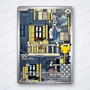 Pokémon Mauzi (Meowth) 144/128 IR – 30 Jahre – Deutsch