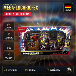 Pokémon Mega-Lucario-ex Figuren-Kollektion – Deutsch – Produktbild KINGCARDS