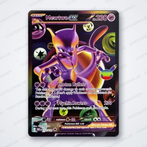 Pokémon Mewtu-ex (Mewtwo ex) 157/128 Futuristic Rare – 30th Celebration – Englisch