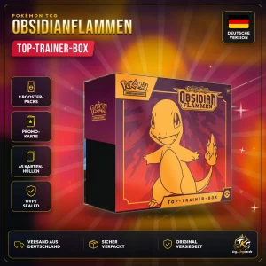 Pokémon Obsidianflammen Top-Trainer-Box – Deutsch – Produktbild KINGCARDS
