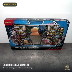 Pokémon Relaxo-ex & Heiteira-ex Spezial-Kollektion – Deutsch – echtes Foto aus unserem Lager