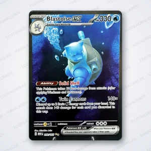 Pokémon Turtok-ex (Blastoise ex) 200/165 SIR – 151 (MEW) – Englisch