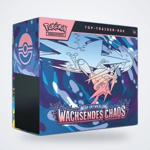 Pokémon Wachsendes Chaos Top-Trainer-Box – Deutsch